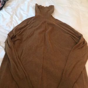 Tan Turtleneck